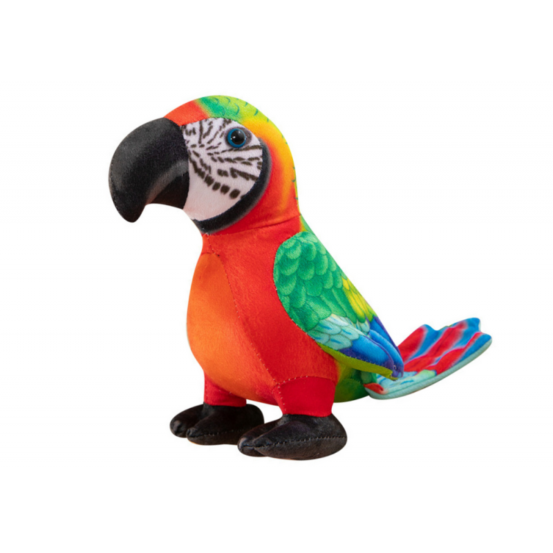 Plush Red Parrot maskott 20cm