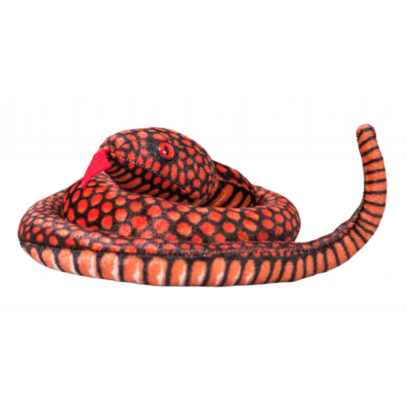 Plush Snake maskott punane 100cm