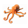 Plush Octopus Plushie Mascot Orange 55cm