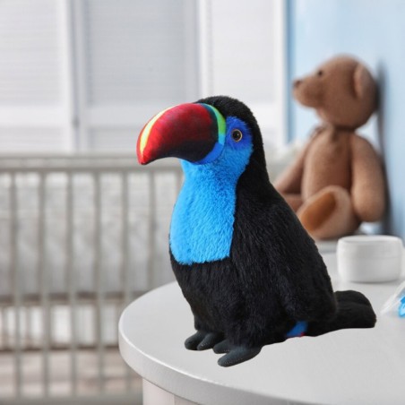 Plush Toucan Bird Plush Toy Mascot Kaisumänguasi Sinine 40cm