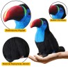 Plush Toucan Bird Palus mänguasi maskott Kaisu Sinine 35cm