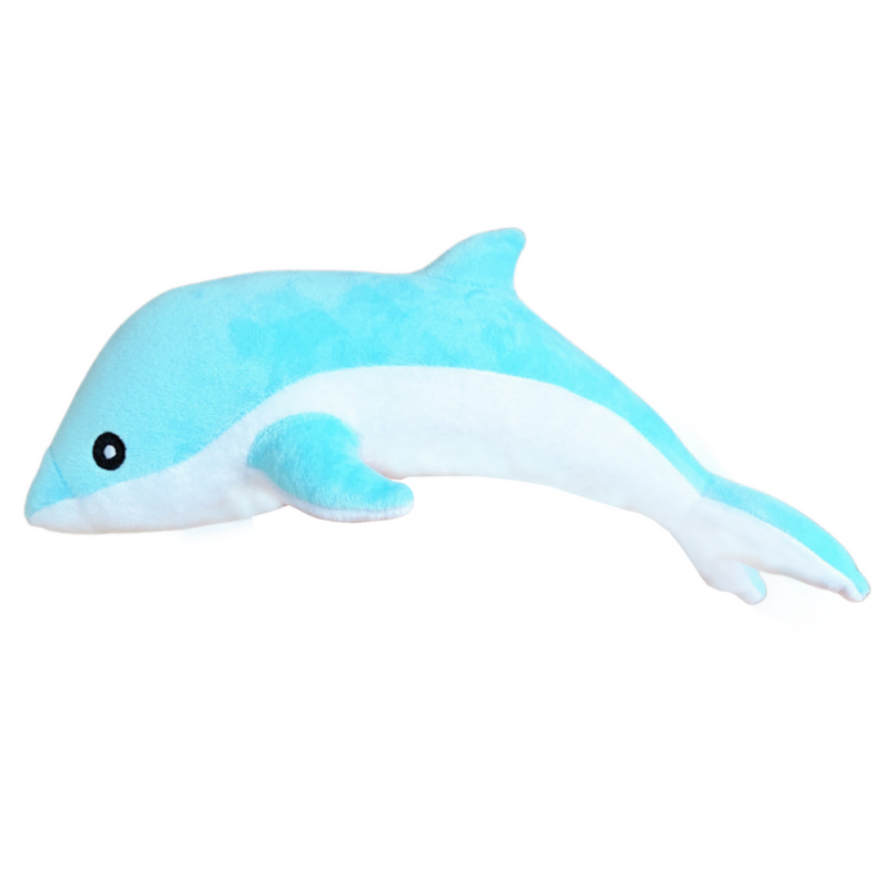 Sinine delfiin plüüsist maskott 30 cm