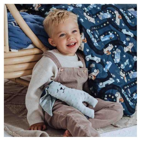 Pehme mänguasi Bunny, WIND BLUE - PRINCE CHESSBOARD