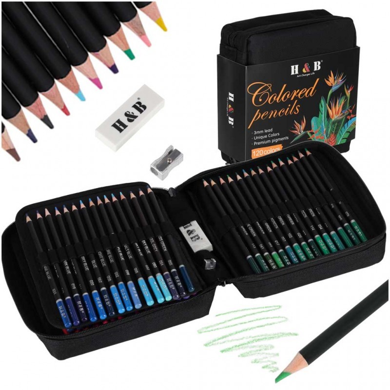 Värvipliiatsid pinalis 120 tk.