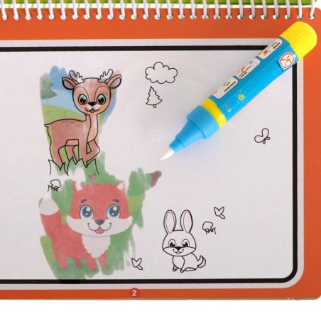 Veepliiatsiga värviraamat Loomad