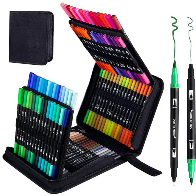 Veekindlad kahepoolsed markerid 120 tk