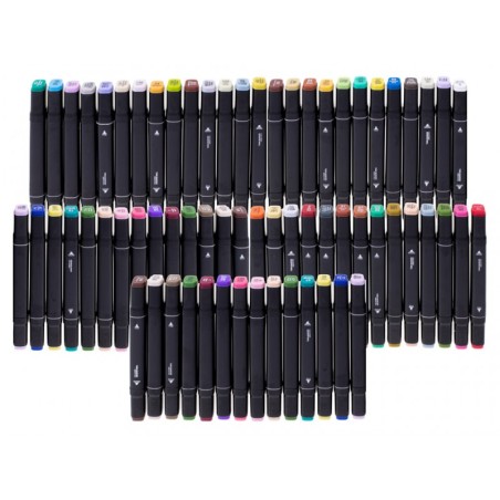 Kahepoolsed markerid 48 tk