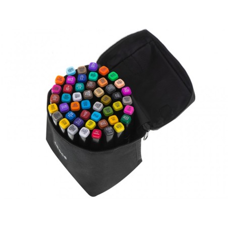 Kahepoolsed markerid 48 tk