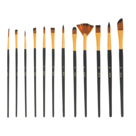 Pintslite komplekt, 12 tk