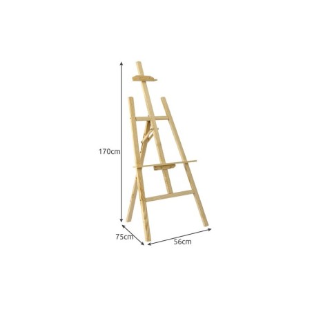 Puidust molbert 170cm