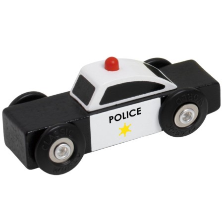 CLASSIC WORLD puidust autode politsei tuletõrjeautode komplekt, 3 tükki