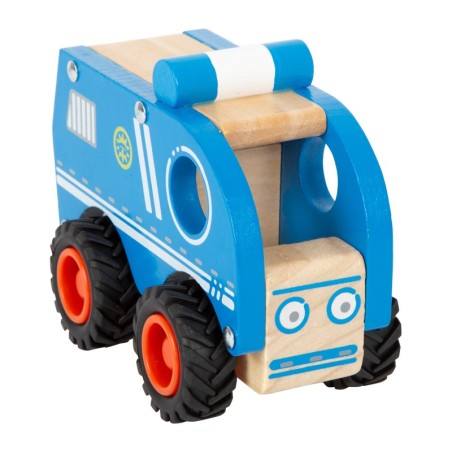 Puidust politseiauto