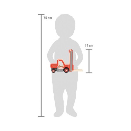 Puidust kahveltõstuk kaubaalusega