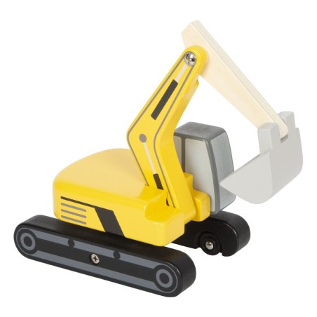 Puidust kopp-ekskavaator juhikabiiniga