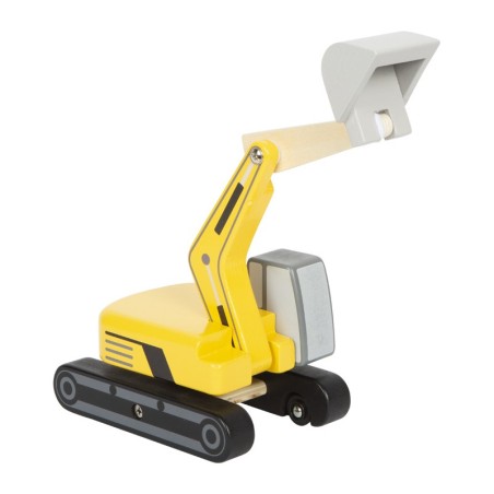 Puidust kopp-ekskavaator juhikabiiniga