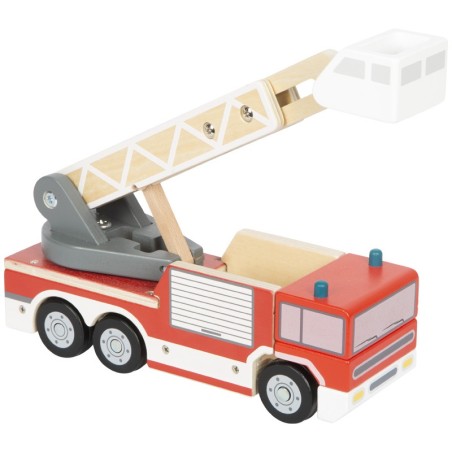 Puidust tuletõrjeauto, pöörlev redel