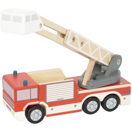 Puidust tuletõrjeauto, pöörlev redel