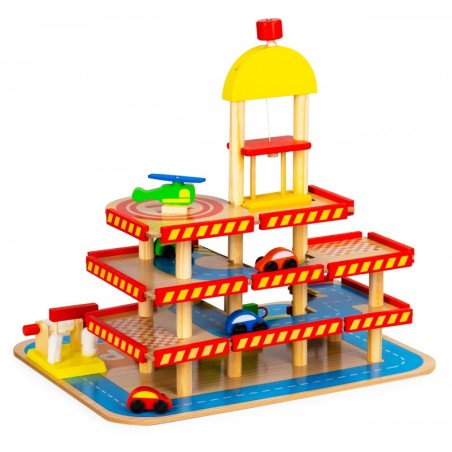 Suur puidust garaaž liftiga + autod