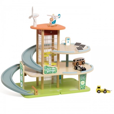 Puidust 3 korrusega garaaž liftiga