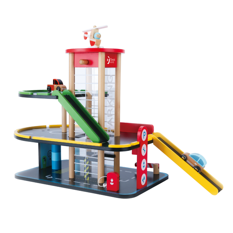 Classic World puidust moodne garaaž 9 elementi