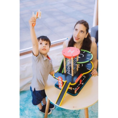 Classic World puidust moodne garaaž 9 elementi