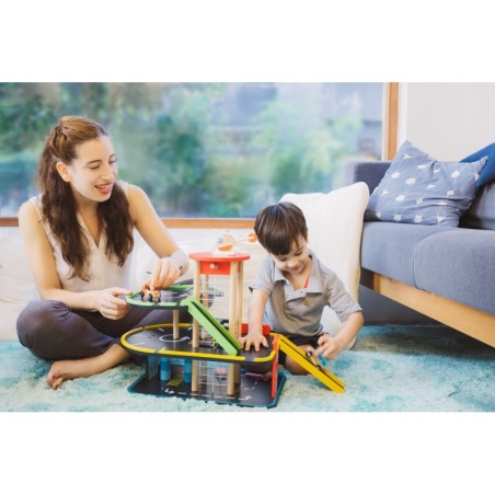 Classic World puidust moodne garaaž 9 elementi