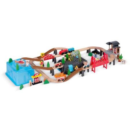 Puidust rongirada linn 100 tk