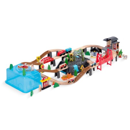 Puidust rongirada linn 100 tk