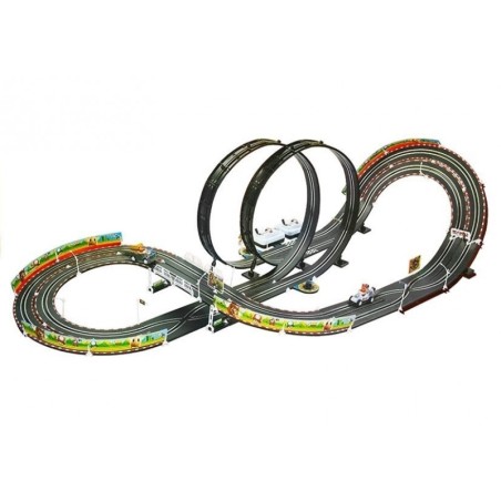 Mario võidusõidurada 2 autoga - 452cm