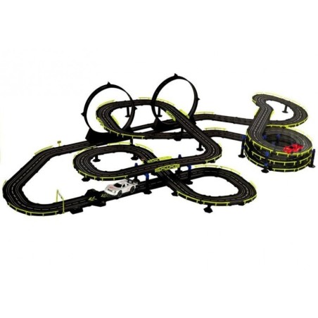 Võidusõidurada 2 auto ja 2 puldiga 1:43