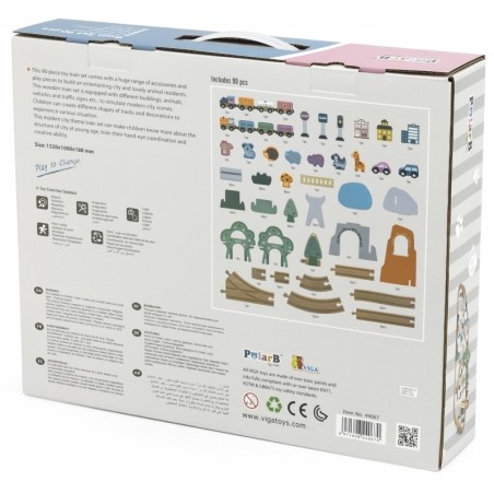 Puidust rongirada lastele, 90 osa