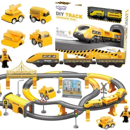 Pendolino elektriline rongiraja komplekt 92 osaline