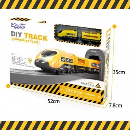 Pendolino elektriline rongiraja komplekt 92 osaline