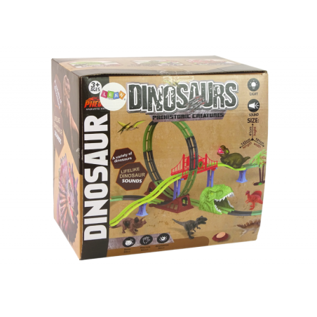 Dinosauruse raudteeraja helivalgustitarvikud