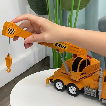 Interaktiivne kraana auto liigutatava konksuga 1:14