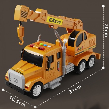 Interaktiivne kraana auto liigutatava konksuga 1:14
