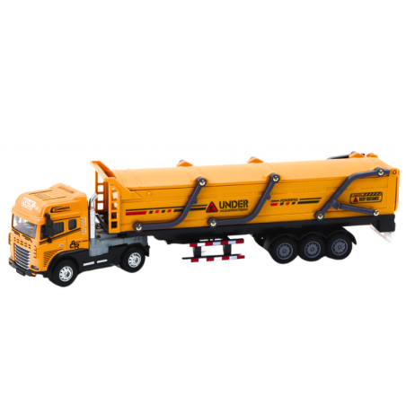 Haagisega veoauto TIR-veoauto 1:24 Helid, kollane