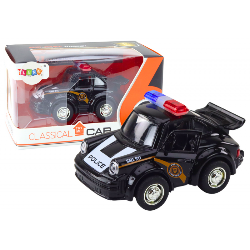 Klassikaline politseiauto 1:38 sõidutuled helid