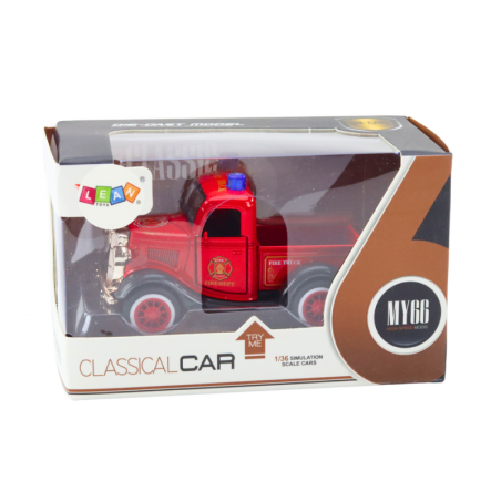 Klassikaline tuletõrjeauto 1:36 sõidutuled