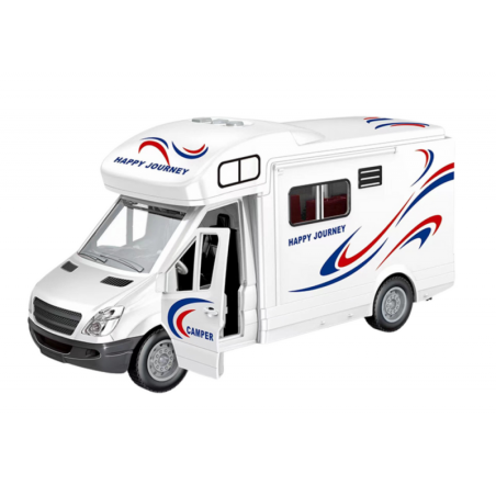 Matkaauto valged tuled avanevad uksed