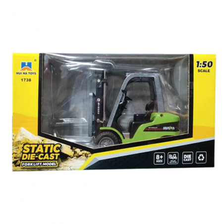 Metallist tõstuk Huina Green 1:50