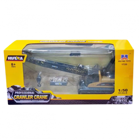 Huina metallist teisaldatav roomik kraana 1:50
