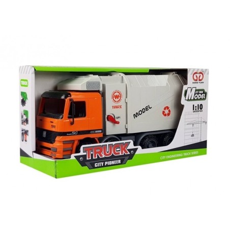 Mootoriga prügiauto prügikast