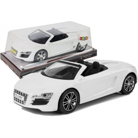 Kabriolet mänguauto valge 1:18