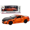 Sportauto metallist hõõrdajam Avatavad elemendid 1:24 Oranž
