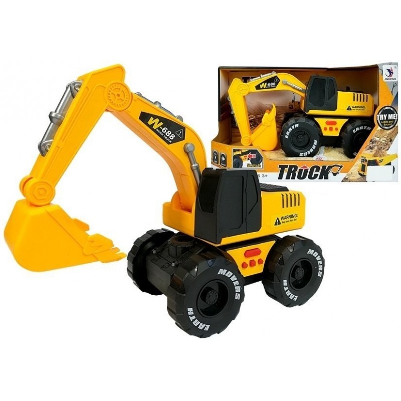 Spring Drive ekskavaator helid ja tuled