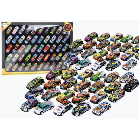 Autode komplekt, värviline, 50 tk