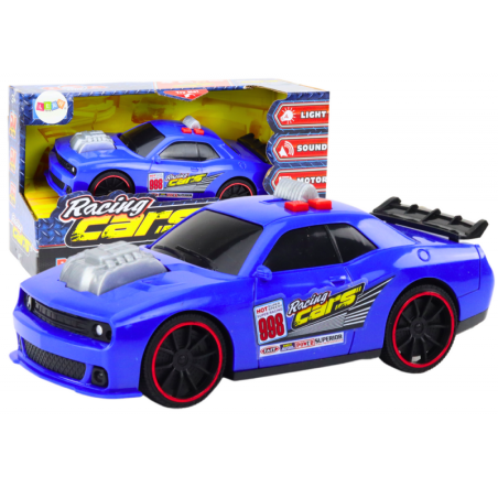 Võidusõiduauto tuled, helid