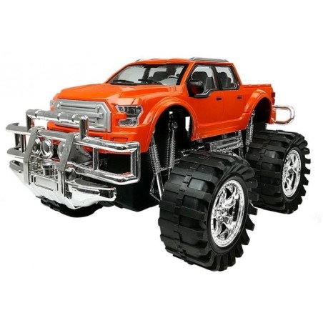 Sõidukite komplekt Oranž Monster Truck Red BMW Caravan 58 cm