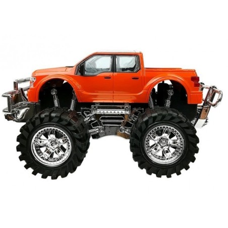 Sõidukite komplekt Oranž Monster Truck Red BMW Caravan 58 cm